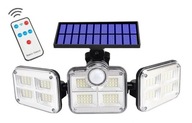 SOLAR LAMPA 122 LED COB pohybový senzor REMOTE E084