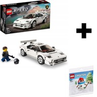 LEGO SPEED CHAMPIONS LAMBORGHINI COUNTACH 76908 + LEGO 30645 SÚPRAVA DOVOLENKA