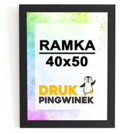 RÁM Drevený MDF RÁM ČIERNA 40x50 50X40 PLEXI RÁM Drevený MDF RÁM ČIERNA 40x50 50X40 PLEXI