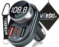 Bluetooth FM MP3 vysielač NABÍJAČKA 3xUSB QC 3.0 Bluetooth FM MP3 vysielač NABÍJAČKA 3xUSB QC 3.0
