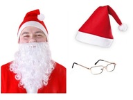 SET SVÄTÝ CLAUS OKULIARE NA BRADU KLOBÚK 3ks SET SVÄTÝ CLAUS OKULIARE NA BRADU KLOBÚK 3ks