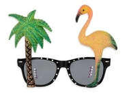 Párty okuliare Havajská tropická palma Flamingo Photo booth Photo gadget Párty okuliare Havajská tropická palma Flamingo Photo booth Photo gadget