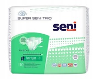 SUPER SENI TRIO plienkové nohavičky 10 ks L