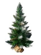 Maličký vianočný stromček na stole, BOROVICA MRAZOVÁ, 60 cm
