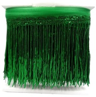 Green Dance Sequin Fringes 20cm 1m 14445 Green Dance Sequin Fringes 20cm 1m 14445
