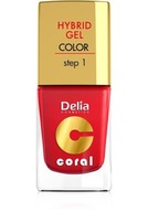 Delia Cosmetics Coral Hybrid Gel na lak na nechty