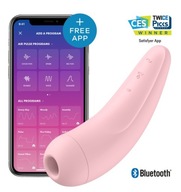 Satisfyer Curvy 2+ Pink s aplikáciou vrátane Bluetooth a Satisfyer Curvy 2+ Pink s aplikáciou vrátane Bluetooth a