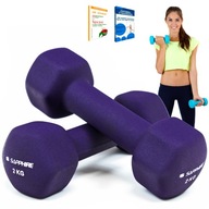 NEOPRÉNOVÉ činky činky 2x2KG fitness SET 4kg POHYBOVÉ ZÁVAHY NEOPRÉNOVÉ činky činky 2x2KG fitness SET 4kg POHYBOVÉ ZÁVAHY