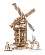 3D puzzle Drevená veža - uGEARS Veterný mlyn