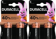 Duracell C LR14 R14 Extra alkalická batéria 2 ks x2