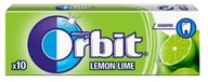 Gum Orbit Lemon Lime lime drops 30ks x 14g