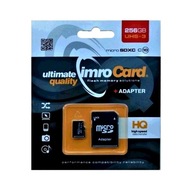 MicroSDXC pamäťová karta 256GB Imro adaptér