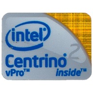 Nálepka Intel Centrino 2 vPro 16 x 21 mm