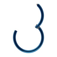 modrý KLIKAČKOVÝ PRSTEŇ 316L OCEL 1,2/10 mm modrý KLIKAČKOVÝ PRSTEŇ 316L OCEL 1,2/10 mm