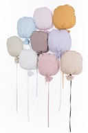 Balóny visiace na stenu, MIX farieb, 9 kusov