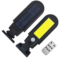 VÝKONNÁ SOLARNÁ LAMPA 100 LED COB SO SNÍMAČOM POHYBU