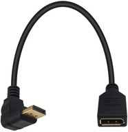 DisplayPort DP M/F LOWER kábel adaptéra 0,3M DisplayPort DP M/F LOWER kábel adaptéra 0,3M