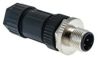 AMPHENOL M12-4pinový konektor pre D-Ethernet kábel AMPHENOL M12-4pinový konektor pre D-Ethernet kábel