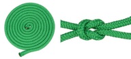 Pletené lano 6mm Polypropylénové jadro 25m zelené Pletené lano 6mm Polypropylénové jadro 25m zelené