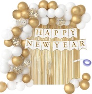 HAPPY balónové dekorácie na Silvestra NOVÝ ROK HAPPY balónové dekorácie na Silvestra NOVÝ ROK