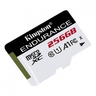 MicroSD karta Kingston 256 GB Výdrž 95/45 MB/s C10 A1 UHS-I | SDCE/256 GB