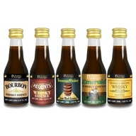Sada esencií a dochucovadiel 5 druhov whisky 20ml Sada esencií a dochucovadiel 5 druhov whisky 20ml