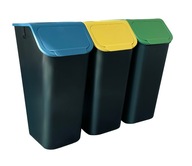 SADA 3 BINI NÁDOB NA ODDELENIE ODPADU 3 x 35L + FILTRE SADA 3 BINI NÁDOB NA ODDELENIE ODPADU 3 x 35L + FILTRE