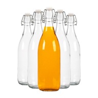 5 ks okrúhlych fliaš 1000 ml na tinktúru voda víno 5 ks okrúhlych fliaš 1000 ml na tinktúru voda víno