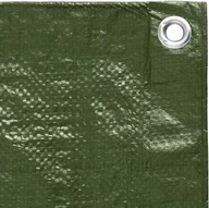 Zelená zimná plachta hrubá, pevná, mrazuvzdorná, na autoterasy, 4x6 m