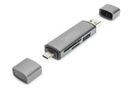 DIGITUS Čítačka SD kariet microSD Micro USB USBC OTG DIGITUS Čítačka SD kariet microSD Micro USB USBC OTG