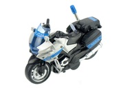 Policajná motorka 13 cm s pohonom, svetlom, policajným zvukom Policajná motorka 13 cm s pohonom, svetlom, policajným zvukom