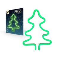 NEÓNOVÁ LAMPA NA VIANOČNÝ STROMČEK, ZELENÁ, USB + AA BATÉRIE, vianočná dekorácia na stenu, darček NEÓNOVÁ LAMPA NA VIANOČNÝ STROMČEK, ZELENÁ, USB + AA BATÉRIE, vianočná dekorácia na stenu, darček