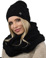 Čierna dámska zimná súprava K9 SUNNY HAT Čierna dámska zimná súprava K9 SUNNY HAT