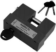 BLOKOVÝ ZÁMOK KABRO C5 S SCHVÁLENÍM TRIEDY 5 IMP, OCHRANA VLÁDANIA, ČIERNA BLOKOVÝ ZÁMOK KABRO C5 S SCHVÁLENÍM TRIEDY 5 IMP, OCHRANA VLÁDANIA, ČIERNA