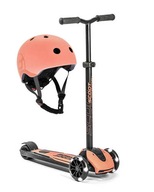 Scoot and Ride Highwaykick 5 LED Scooter Peach