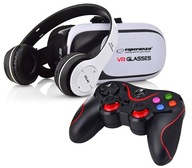 3D VR OKULIARE SO SLÚCHADLAMI + DIAĽKOVÝM BLUETOOTH 3D VR OKULIARE SO SLÚCHADLAMI + DIAĽKOVÝM BLUETOOTH