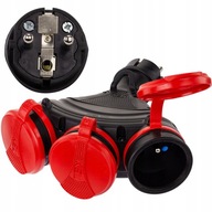 Zástrčka T-rozdvojky 16A 250V IP54 Zástrčka T-rozdvojky 16A 250V IP54