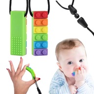 NÁHRDELNÍK LOGOPEDICA Hryzátko SENSORY TOY ZELENÝ CHRBTA NÁHRDELNÍK LOGOPEDICA Hryzátko SENSORY TOY ZELENÝ CHRBTA