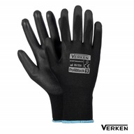 Ochranné rukavice Poli Black veľkosť XL-10 BALENIE 12 PÁROV