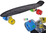 SKATEBOARD S ŽIARIVÝMI KOLIESKAMI ENERO 22 palcov, KOMPLET