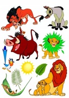 Tlačový fondán na tortu LION KING veľký set Tlačový fondán na tortu LION KING veľký set