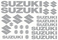 Samolepky SUZUKI Set1 SILVER