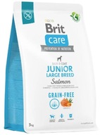 Brit CARE bez obilnín Junior Large Breed Salmon 3 kg pre šteňatá, bez obilnín Brit CARE bez obilnín Junior Large Breed Salmon 3 kg pre šteňatá, bez obilnín