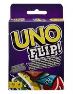 Karty rodinnej kartovej hry UNO Flip pre spoločenskú hru