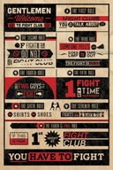Nástenný plagát Fight Club Circle Rules, 61x91,5 cm Nástenný plagát Fight Club Circle Rules, 61x91,5 cm