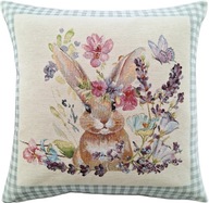 Dekoračná obliečka na vankúš 45x45 cm VEĽKÝ VÝBER VEĽKONOČNÝCH VZOROV ZAJÍČIK Pastely Dekoračná obliečka na vankúš 45x45 cm VEĽKÝ VÝBER VEĽKONOČNÝCH VZOROV ZAJÍČIK Pastely