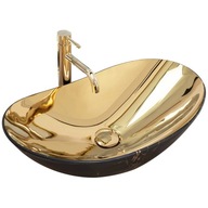 Keramické umývadlo Royal In Gold Marble Black Matt Keramické umývadlo Royal In Gold Marble Black Matt