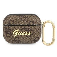 Originálne puzdro APPLE AIRPODS PRO Guess 4G Script Metal Collection Case (GUAP4GS