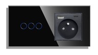 TROJITÝ 3K DOTYKOVÝ SPÍNAČ SO ZÁSUVKOU USB-C TROJITÝ 3K DOTYKOVÝ SPÍNAČ SO ZÁSUVKOU USB-C