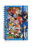 Notebook Sonic The Hedgehog Notes 80k s gumenými čiarami